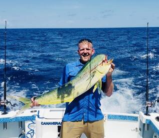 Mahi are here. Book a trip!