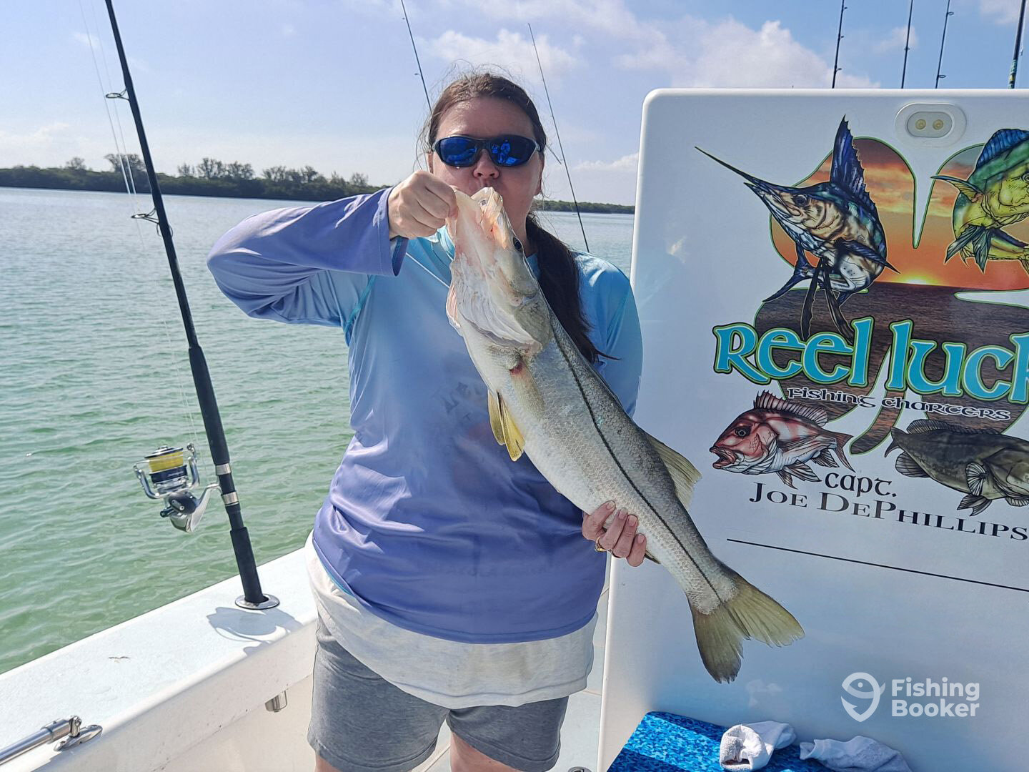 Catch and release Snook inshore