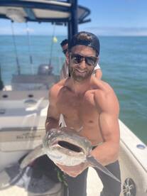 Sight fishing cobia