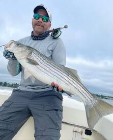 Great morning bass bite on fly