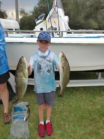 23 and 19 inch trout