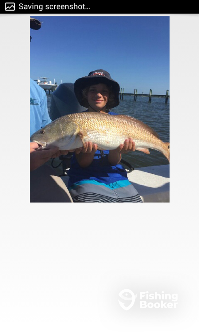 Heath's first redfish
