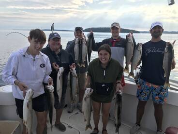 A limit of lake trout before 8:30am!