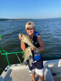 Whitebass are on fire ?  fortgibson lake