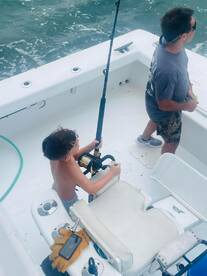 Family time on the Fishin Fannatic