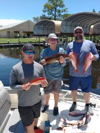 Grouper bite on fire