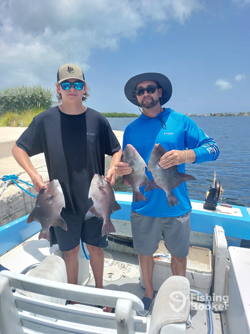The triggers was biting.
