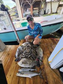 Ashli's Tripletail and Shrimp