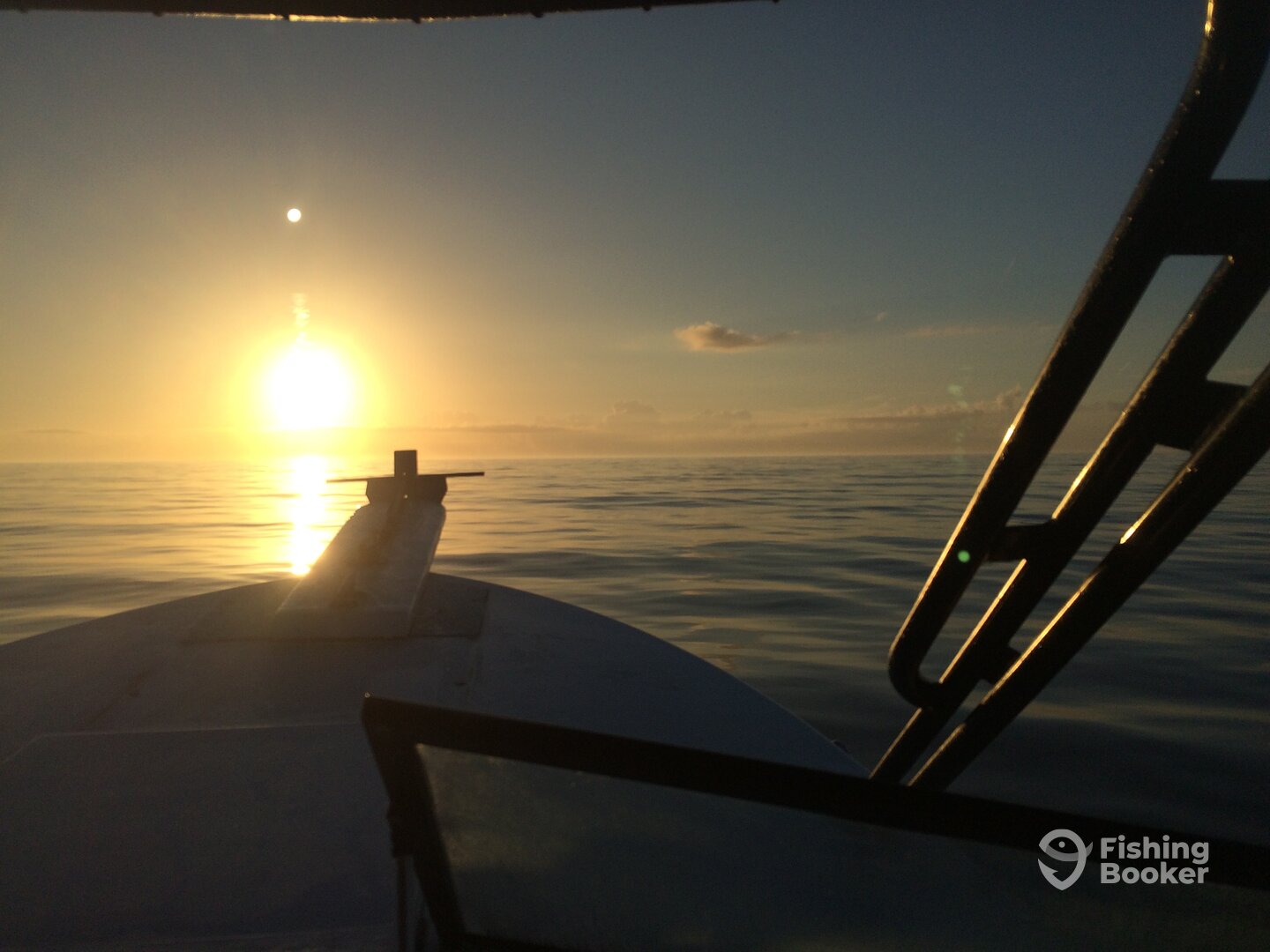 Sunrise and we're going fishing.
