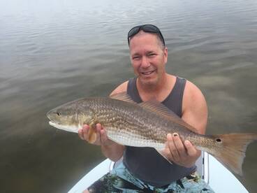 Rainy days but fish still eat