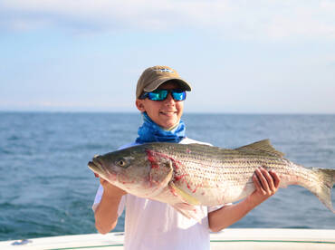 My first stripped bass!