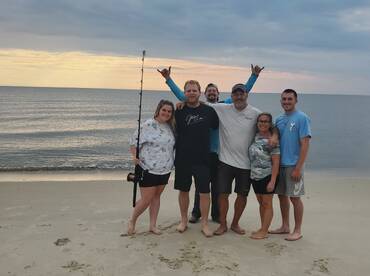 Tough fishing but we succeeded!