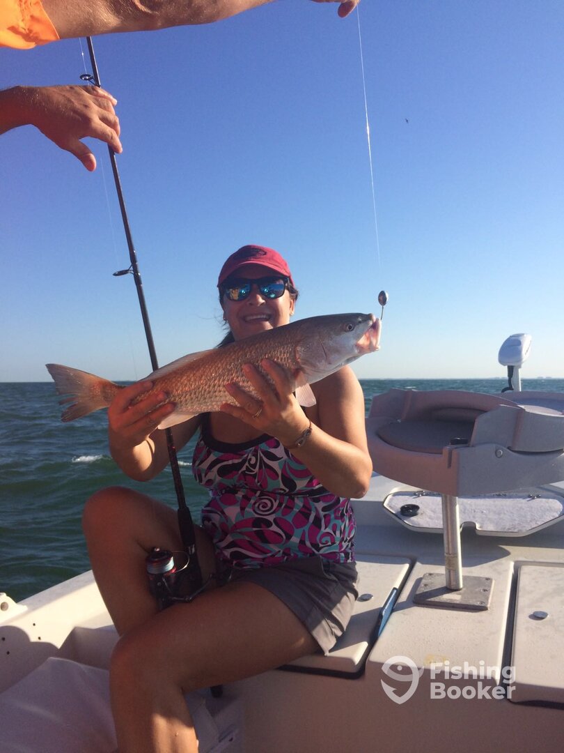 Redfish in 30 feet!