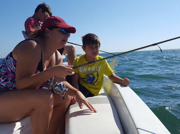 Susana had her work cut out for her, trying to keep up with her boys Phillpe and Nacho.