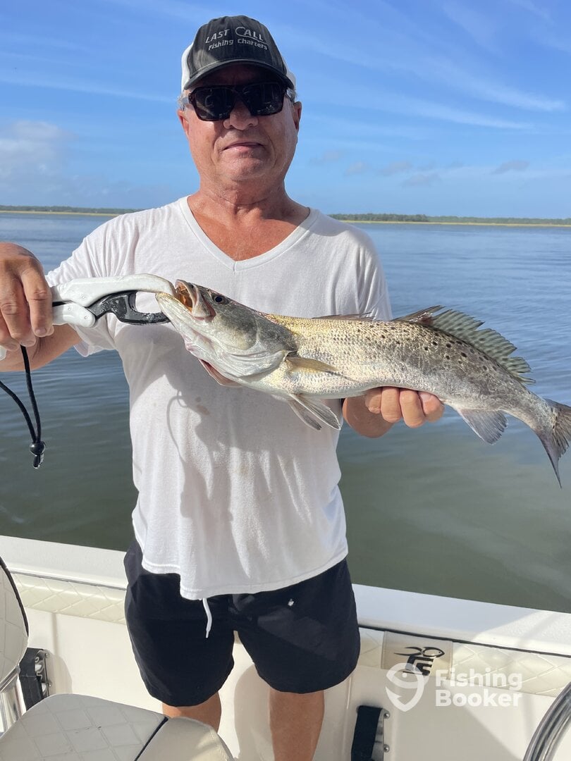 Big trout inshore fishing.
