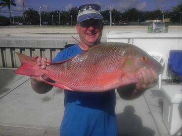 Dwayne with nice mutton. 1 of 6 caught on this trip