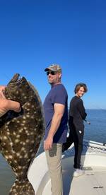 Flat fish and reds for the cleaning tabl