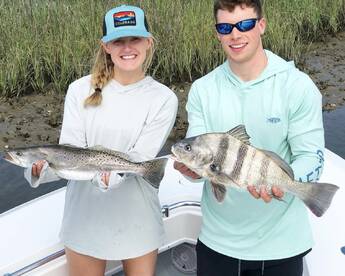 Trout and blckdrum always a good mix