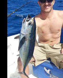 Twoo wahoo.  One blackfin tuna