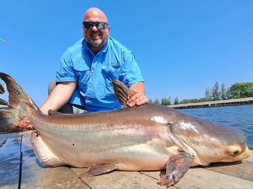 American angler Benjamin Fishing Mekong 