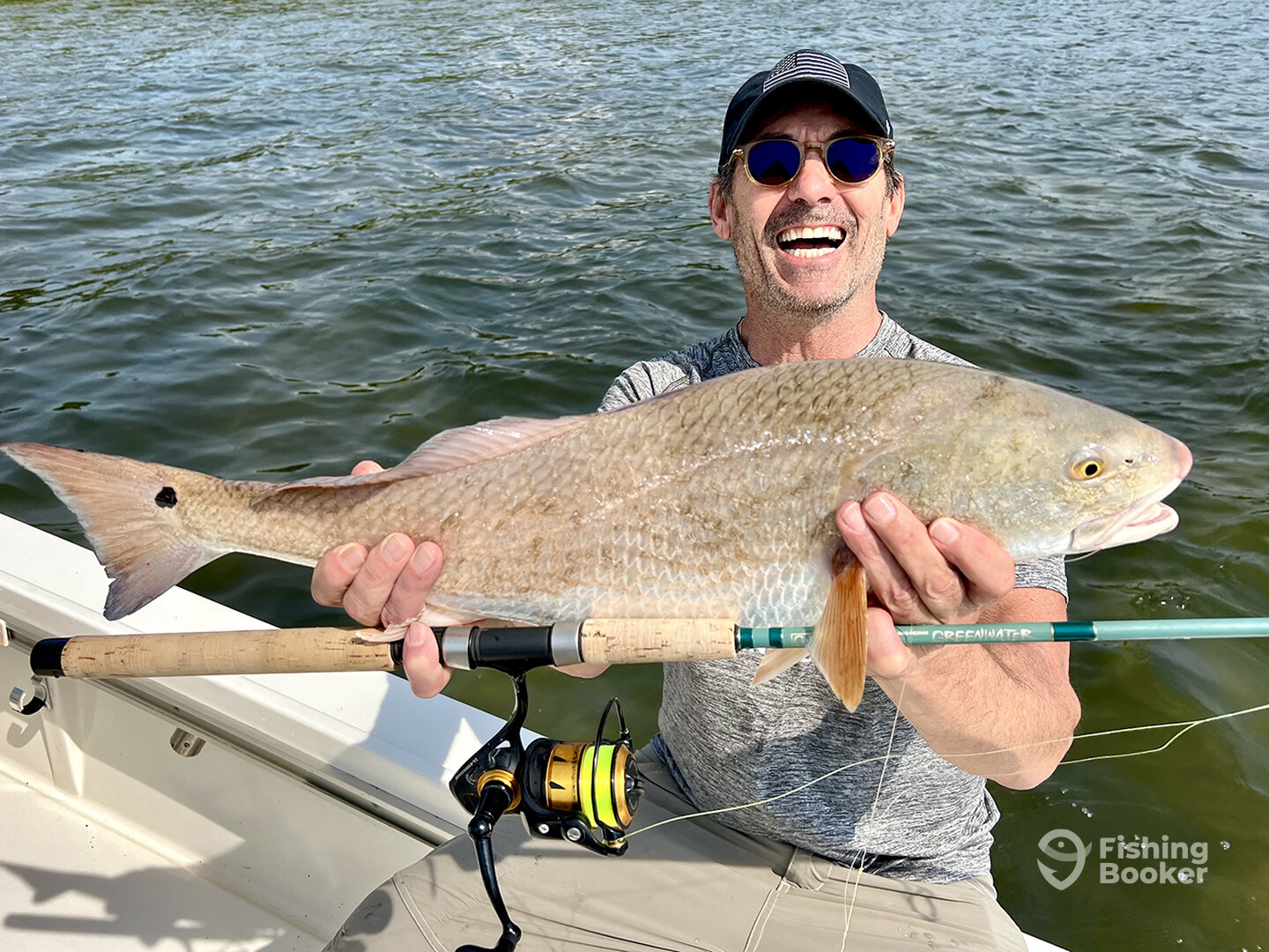 One of 21 Tampa Bay redfish.