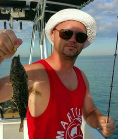 A puffer fish who didnt feel lime puffing.
