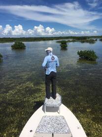 Sightfishing for bonefish