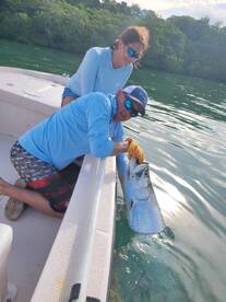 Awesome pre-frontal fishing in Islamorad