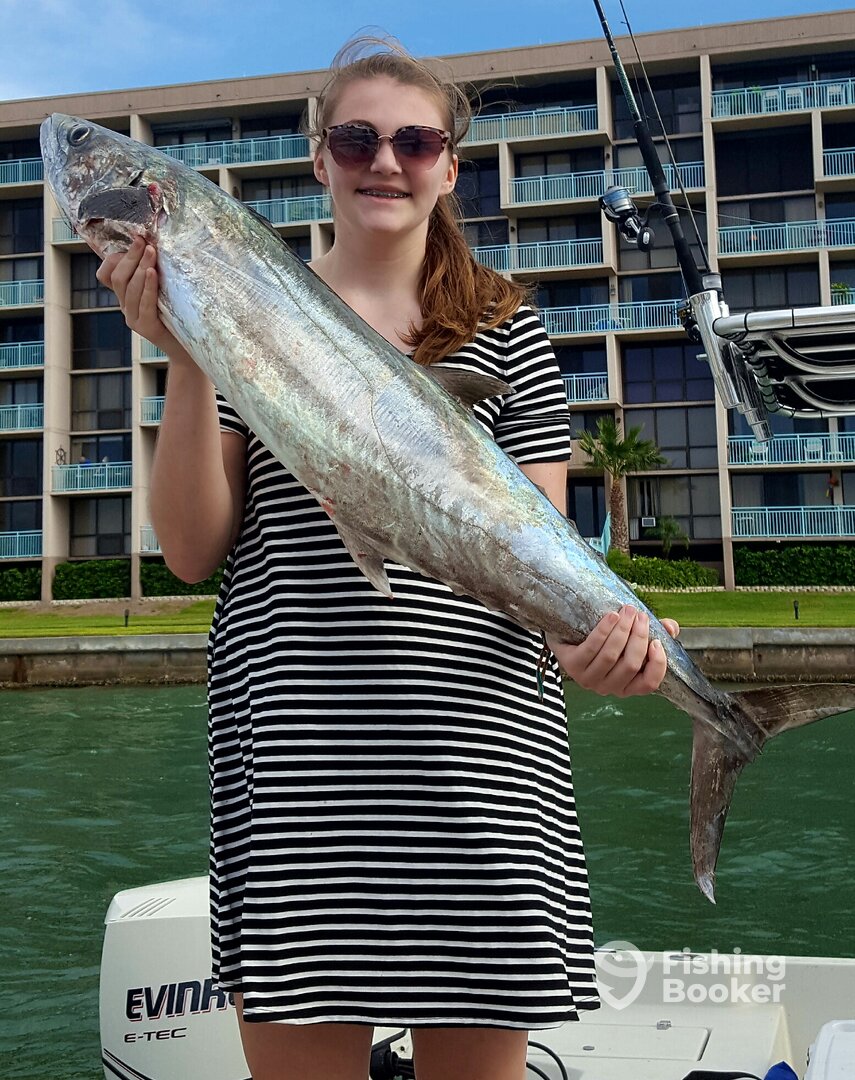 Maddy, with her biggest fish ever! 