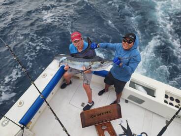 Successful fishing and beautiful view of