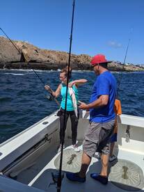 family fishing