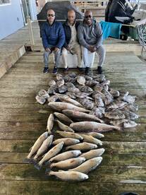 Family annual redfish/sheepshead trip