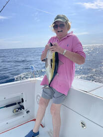 Wahoo and tuna for fresh sushi dinner