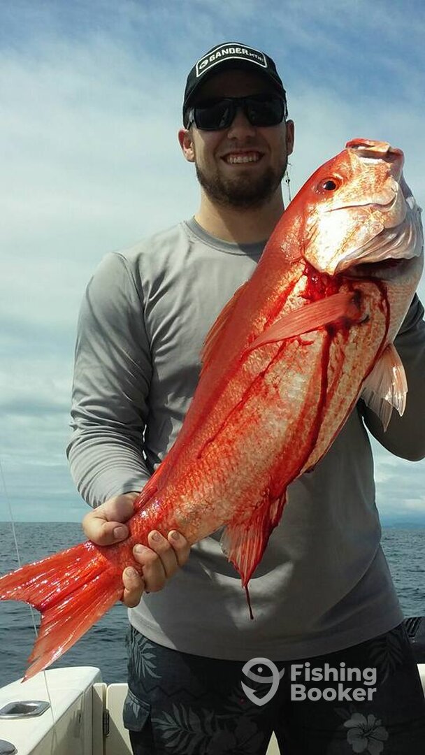 Taylor with a Red Snapper
