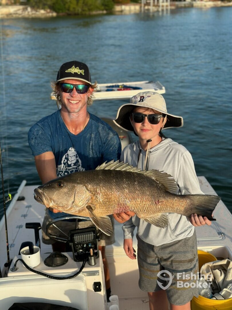 Monster mangrove snapper for Jack!