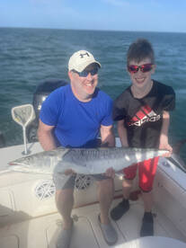 Kingfish bite is on fire