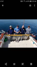 This weekends open fishing cohos has bee