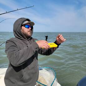 Reese on BlackH2oDog Charters 