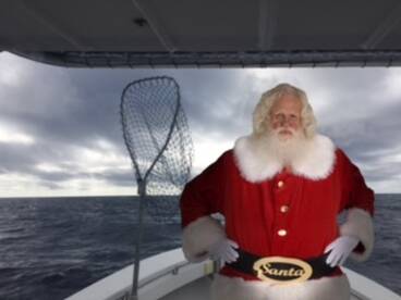 Don't let him fool you he can fish. 