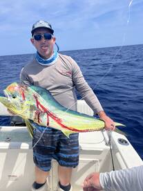 Mahi are chewing!