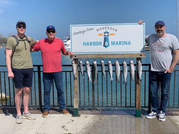 Afternoon coho action continued - May 7,