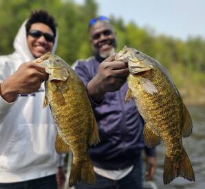 Peak bluegill  and smallmouth spawn!