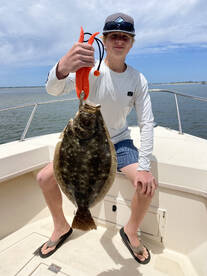 Nice fluke on afternoon trip