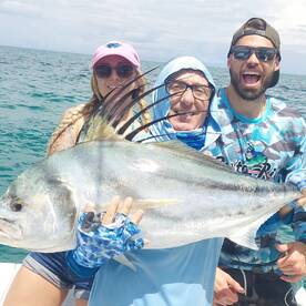 52 inches roosterfish and another 2 medi