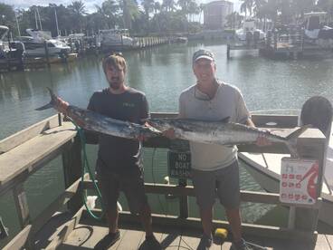 Kingfish are biting