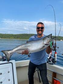 Hot fishing in Grand Traverse Bay