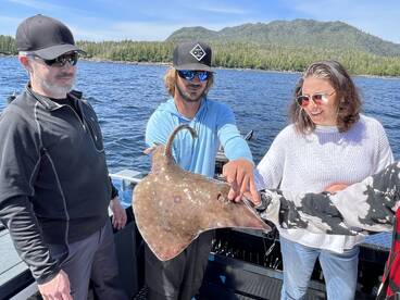 Bottom fishing for halibut 