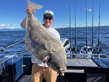 Big halibut make for hard fighters!!