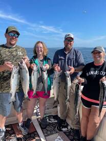 Resident Puget Sound Coho Fishing has pi