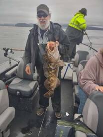 Lingcod are they biting well yes they ar